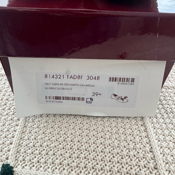 Gucci Women's Horsebit GG Canvas ballet flats - Picture 7 of 13